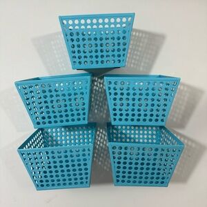 Bella Bug Blue Metal Basket 5ct.